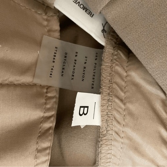 Ann Taylor Signature Fit Trouser Leg Pants Khaki Tan Size 0 Dress Pants Business - Picture 6 of 6